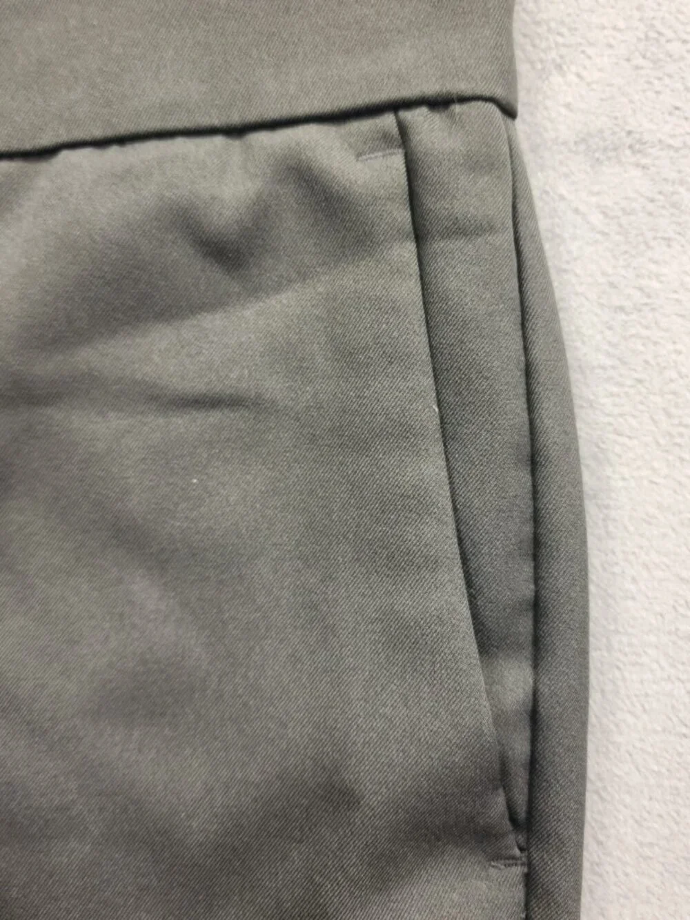 Haggar Slim Straight All Day Comfort Dress Pants Men 36x32 Dark Gray Charcoal - Picture 12 of 12